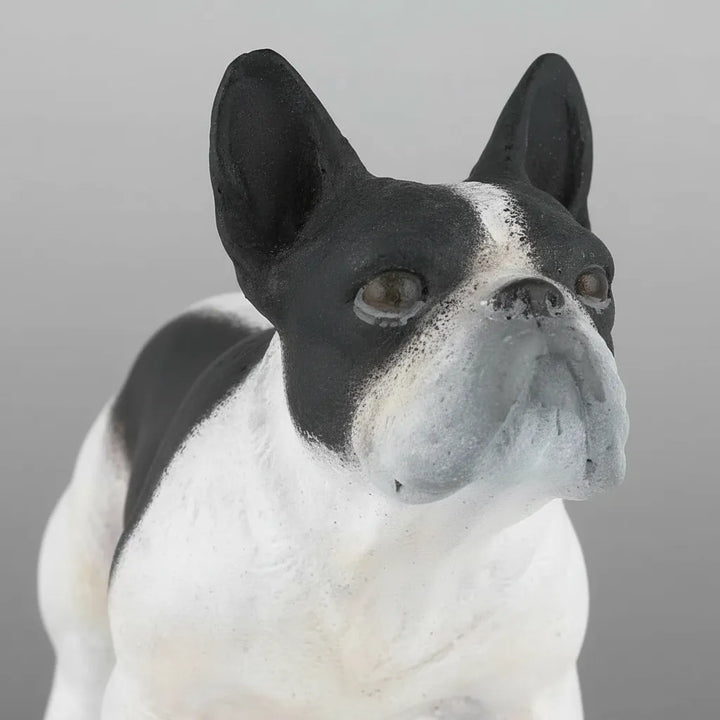 Figura Animales Bulldog Frances Pintado a Mano