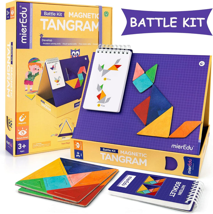 Juego Tangram Magnético Desafíos Para Niños