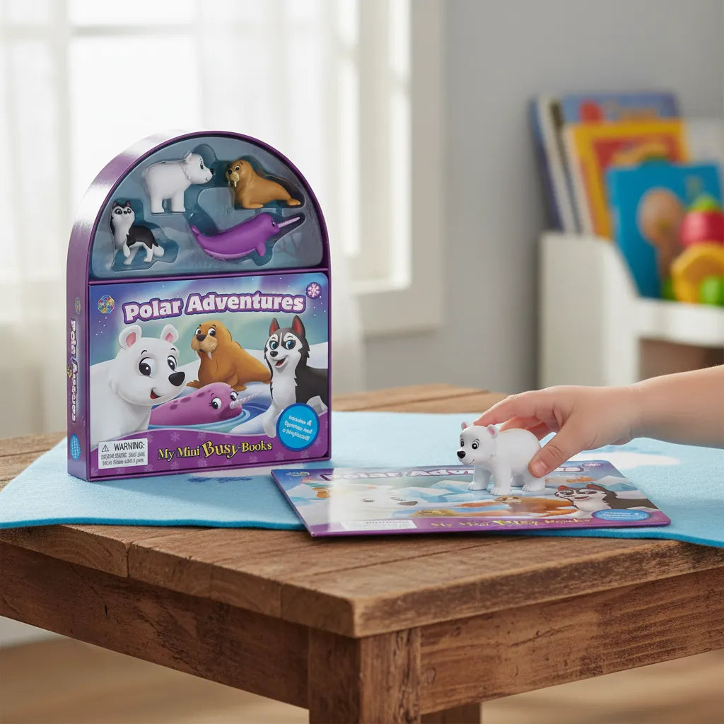 Libro y Juego 2 En 1 Animales Polares