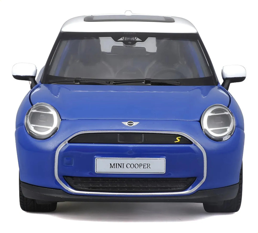 Carro Coleccionable A Escala 1/36 Mini Cooper Se Azul