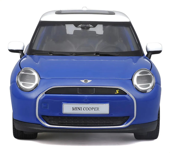 Carro Coleccionable A Escala 1/36 Mini Cooper Se Azul