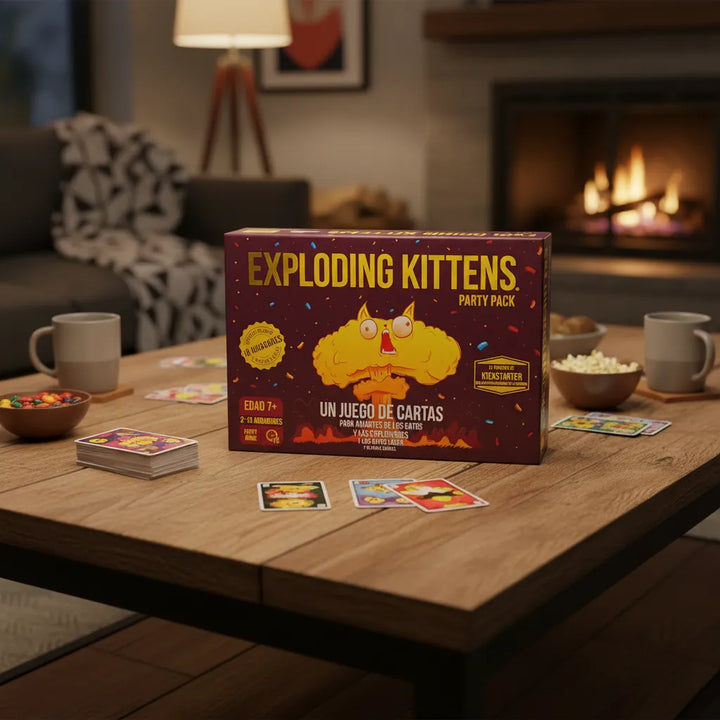 Juego De Mesa Exploding Kittens Party Pack Original Niños