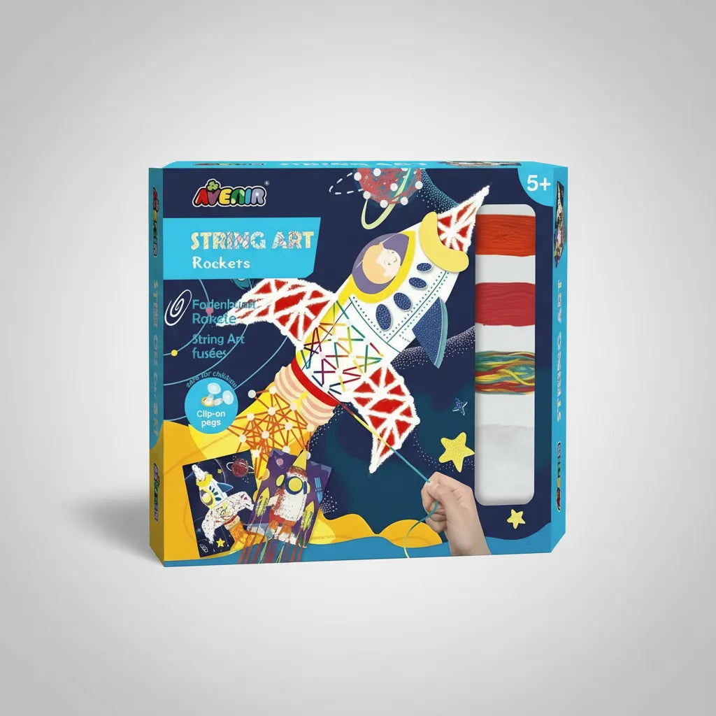 Set Arte Y Diseño Con Hilos El Espacio