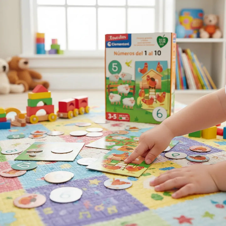 Juego Didactico Números Del 1 Al 10 Para Niños