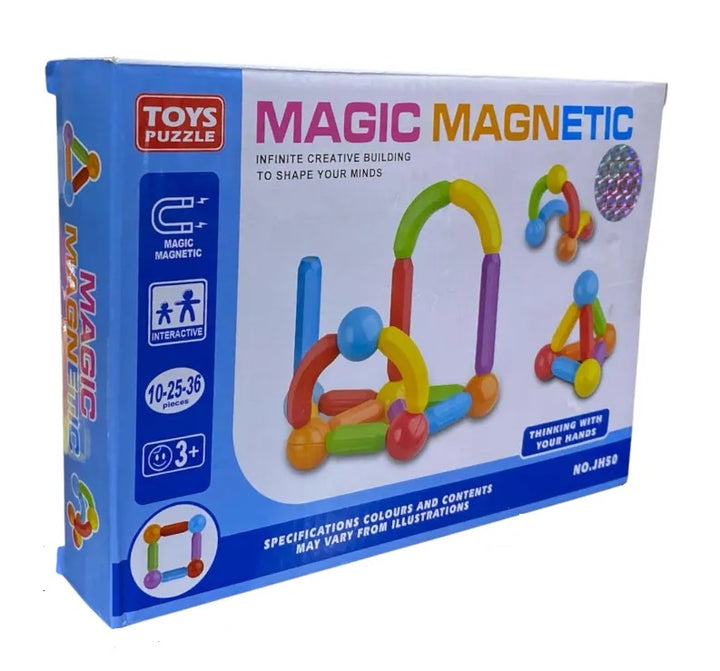 Juego Construcción Magnética Colorido Niños