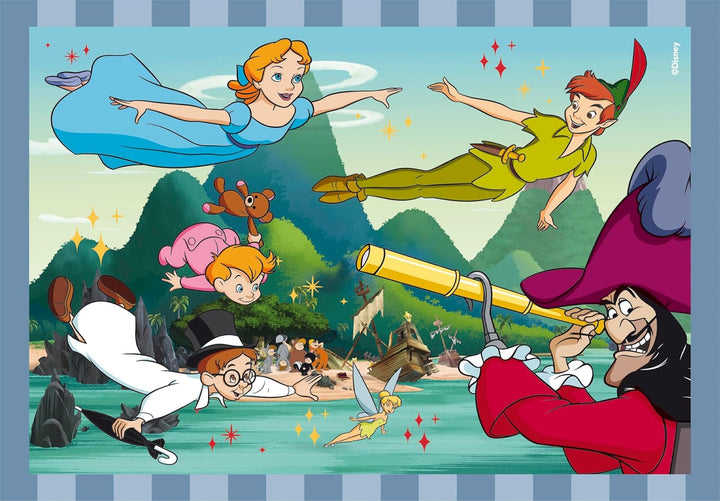 Rompecabezas 4 En 1 Clásicos Disney Para Niños