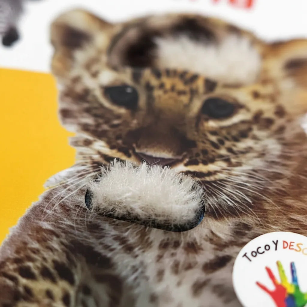 Libro Infantil Texturas Animales De La Sabana