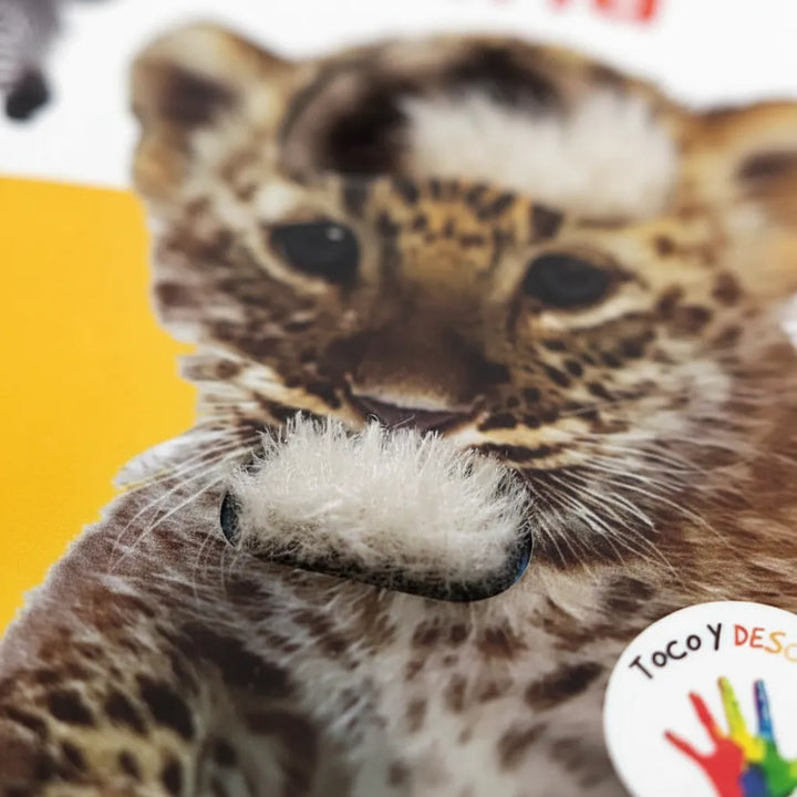 Libro Infantil Texturas Animales De La Sabana