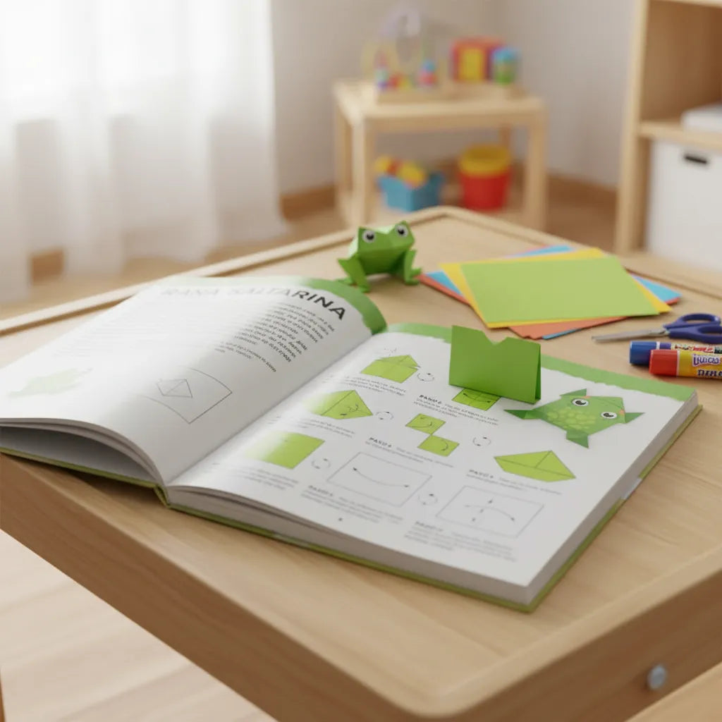 Libro Crea Origami Animales Salvajes Para Niños