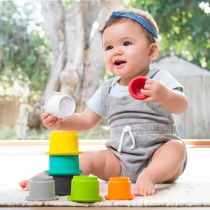 Juguete Bebés Tazas Apilar Y Encajar 8 Piezas