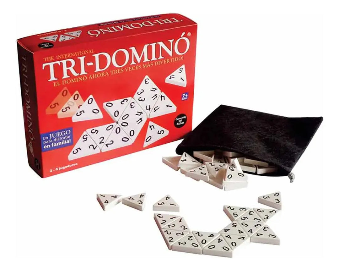 Juego De Mesa Estrategia Tri-dominó Para Familia