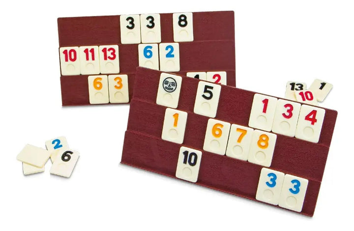 Juego De Mesa Rummy De Lujo Lata Para Niños