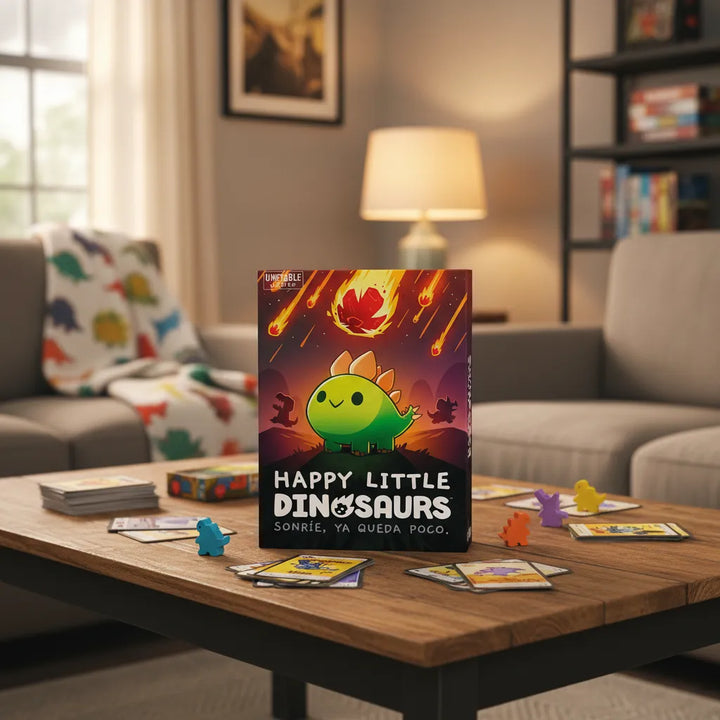 Juego De Mesa Happy Little Dinosaurs Niños Adultos
