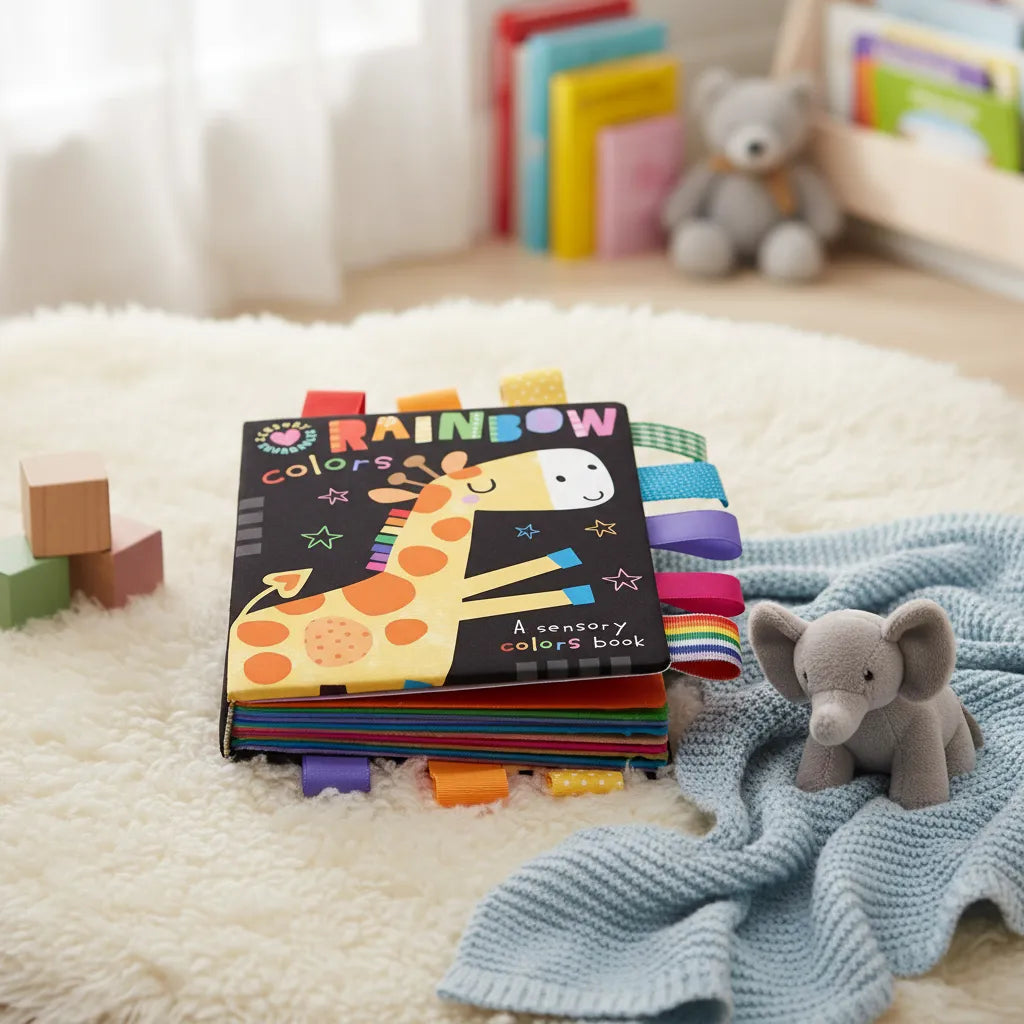 Libro Sensorial Colores Del Arcoiris