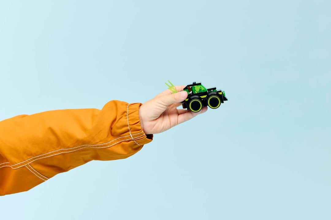 Juego Construcción Cargador Frontal 61 Piezas Para Niños