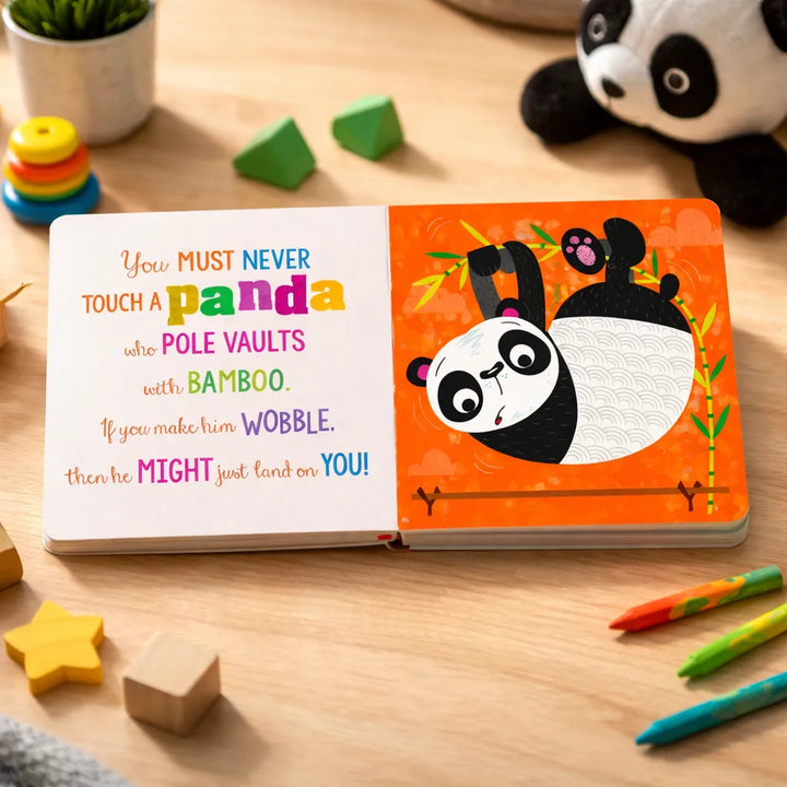 Libro Sensorial Nunca Toques Al Panda