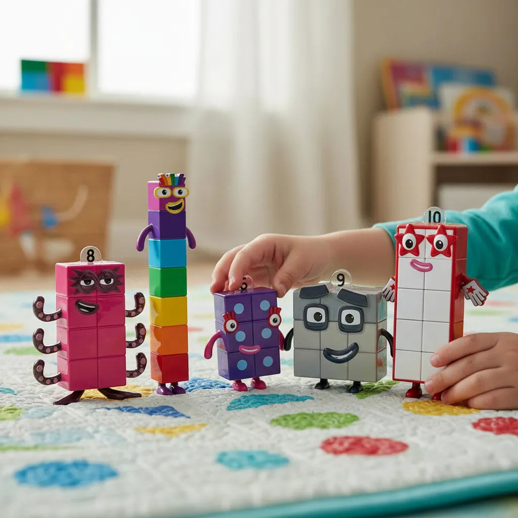 Juego Figuras Numberblocks Del 6 Al 10 Niños