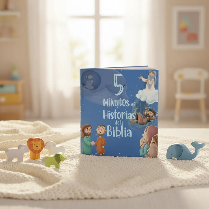 Libro Ilustrado Cinco Minutos Historias De La Biblia Niños