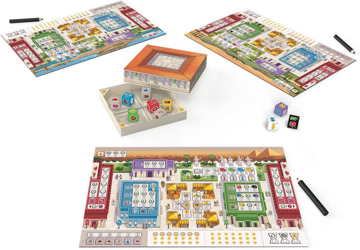 Juego De Mesa Estrategia 7 Wonders Dice Para Niños Familia