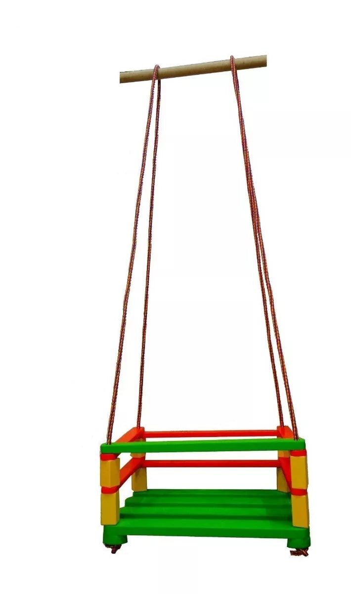 Juguete Columpio De Madera Resistente  Para Niños