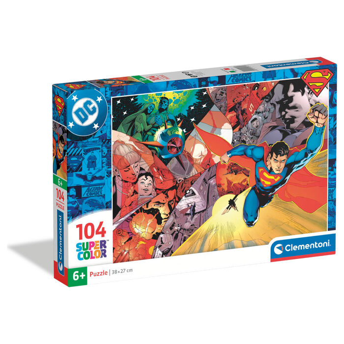 Rompecabezas 104 Piezas Superman Clementoni Para Niños