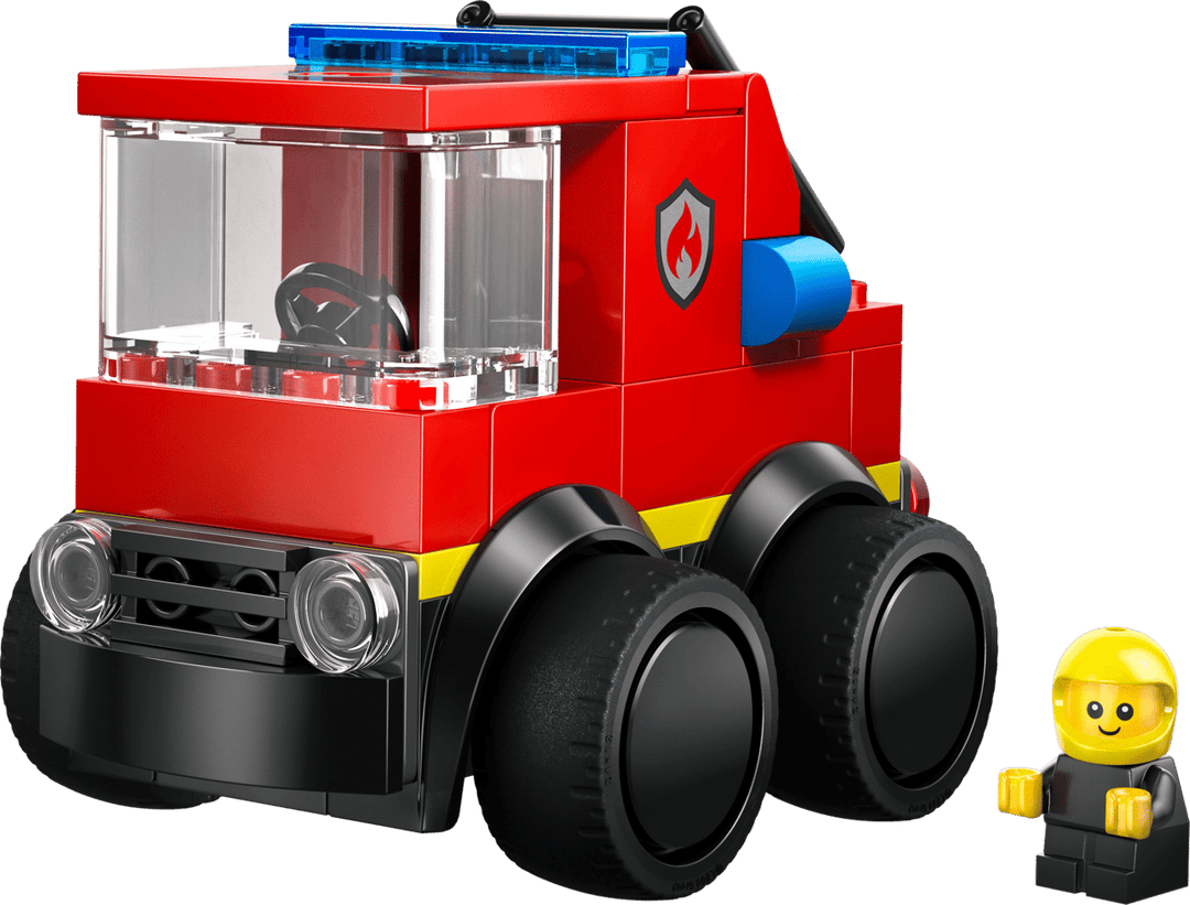 Juego Construcción Camión De Bomberos 67 Piezas Niños