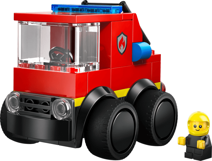 Juego Construcción Camión De Bomberos 67 Piezas Niños