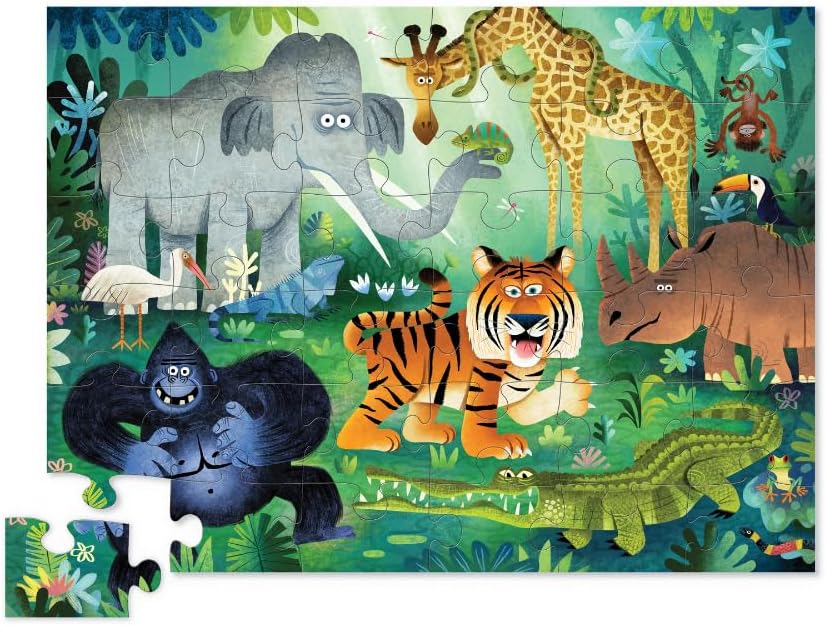 Rompecabezas Tigre 36 Piezas Grandes Para Niños