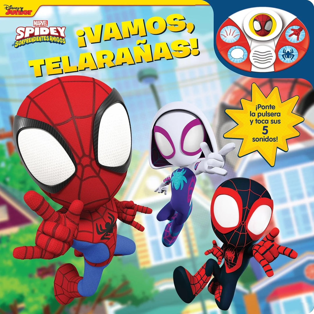 Libro Spidey Y Sus Sorprendentes Amigos Con Sonidos Niños