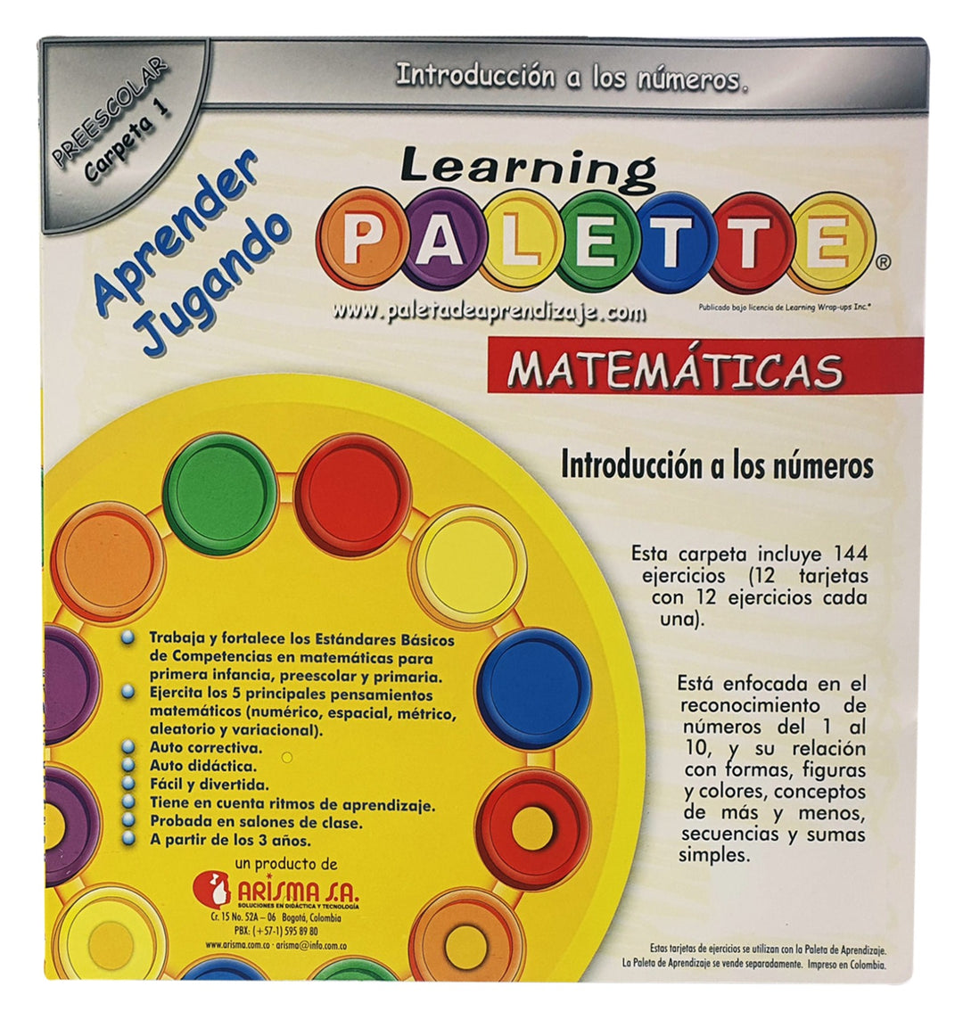 Juego Didáctico Learning Palette Matemáticas