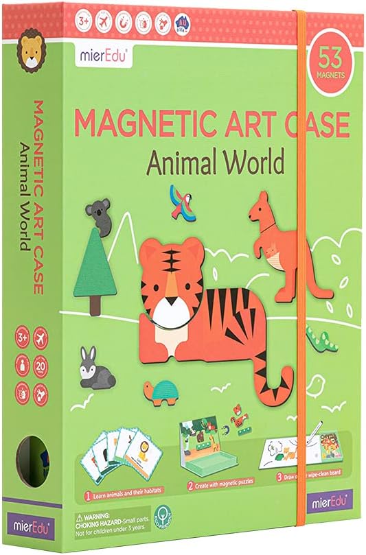 Juego De Arte Magnético Animales Para Niños