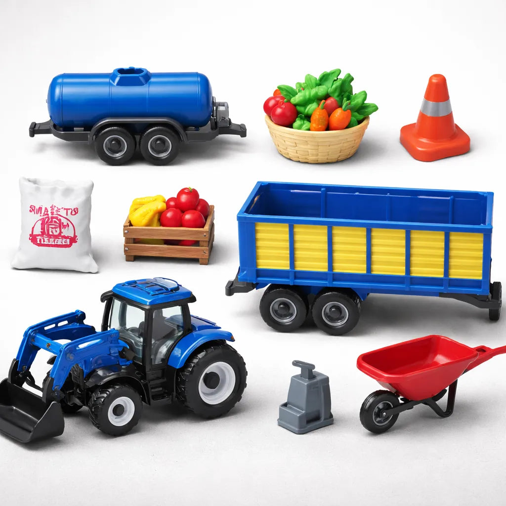 Set De Granja Y Maquinas Diecast Maisto