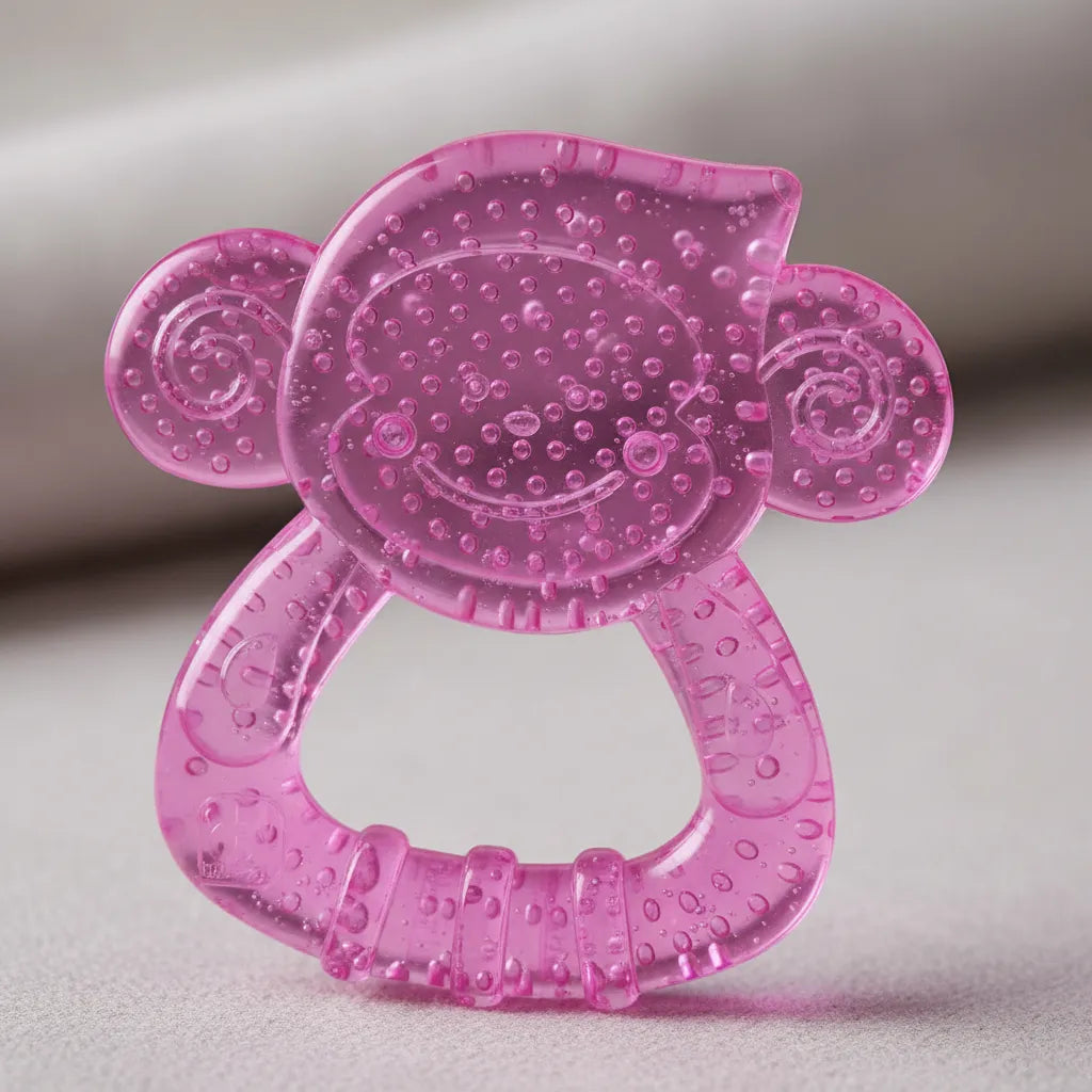 Juguete Sensorial Mordedor Figuras Rosas Bebés