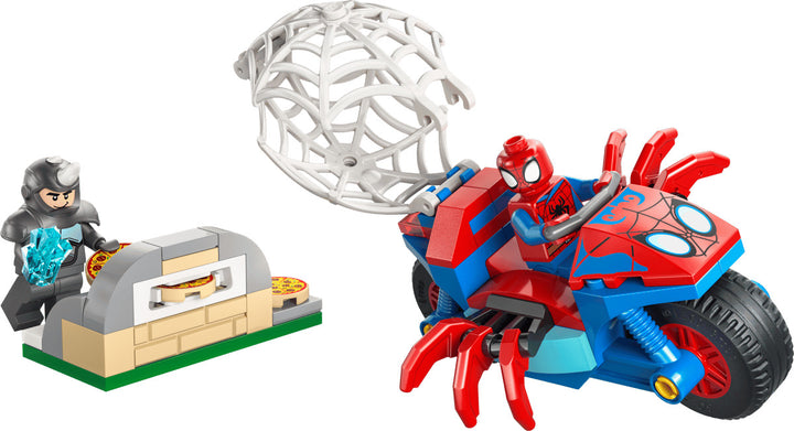 Juego Construcción Marvel Spidey Vs Rhino Moto Lego Original