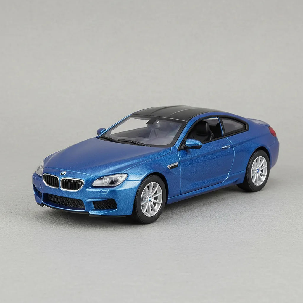 Carro Escala Coleccionable Bmw M6 Azul