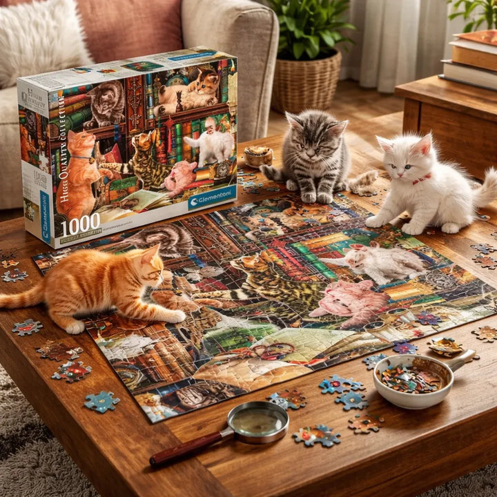 Rompecabezas 1000 Piezas Gatitos Curiosos Clementoni
