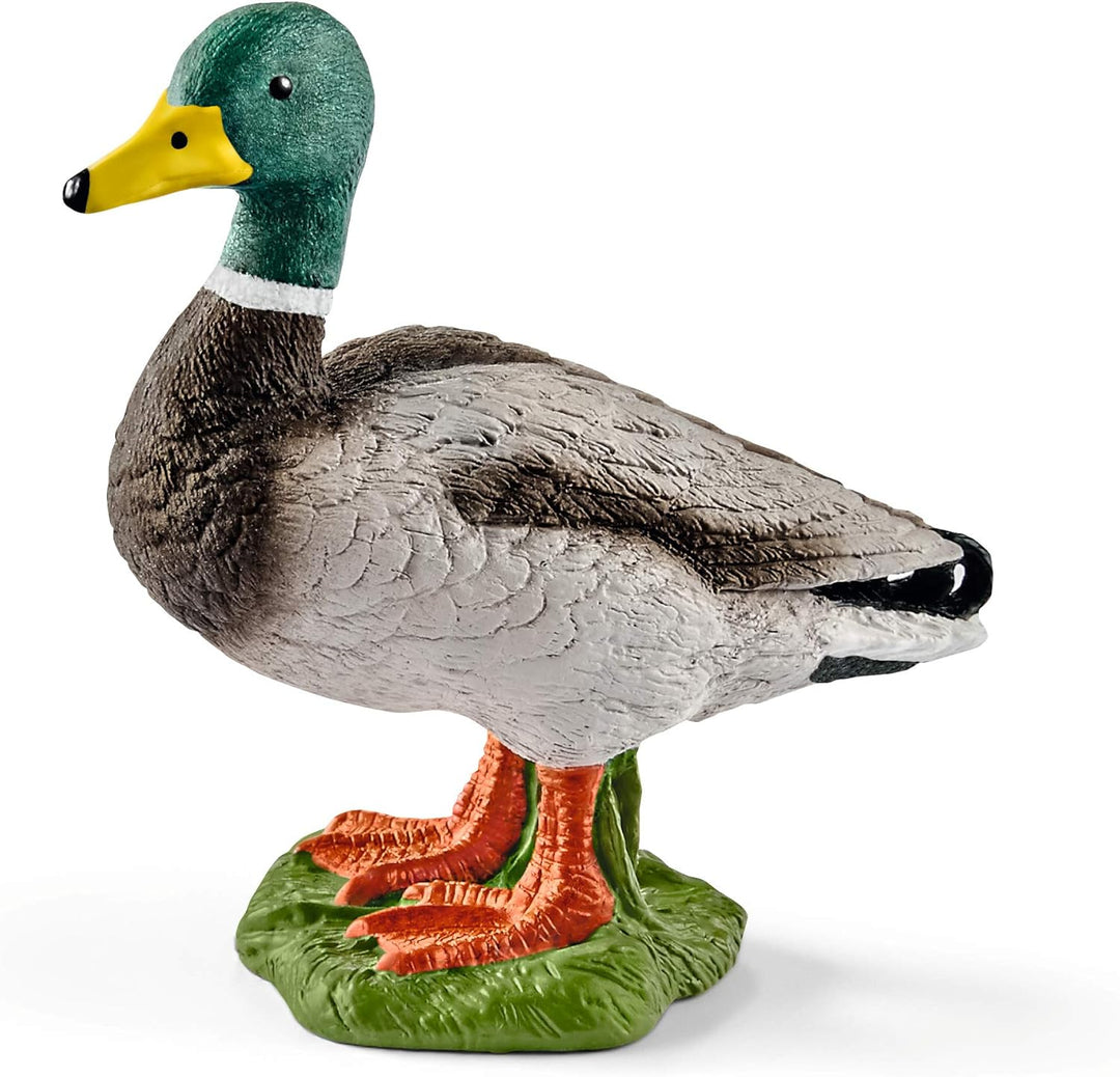 Figura Coleccionable Animales Pato Pintada A Mano