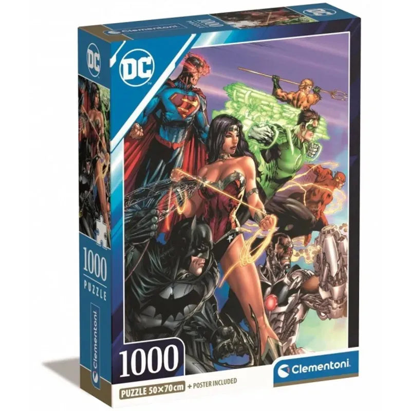 Rompecabezas 1000 Piezas Dc Comics Clementoni Adultos