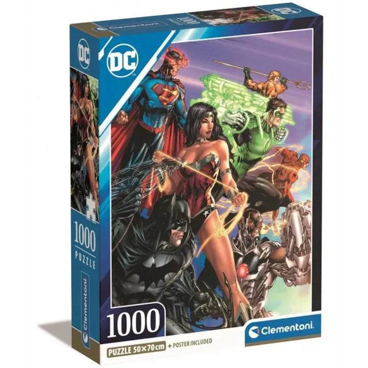 Rompecabezas 1000 Piezas Dc Comics Clementoni Adultos