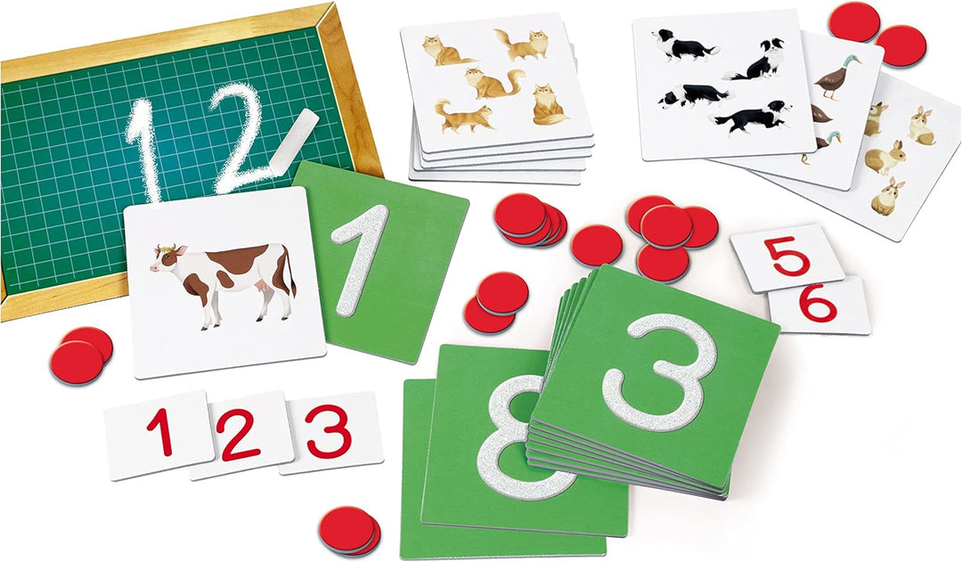 Juego Didáctico Números Táctiles Para Niños