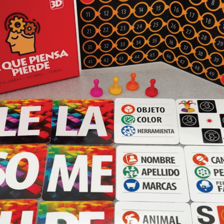 Juego De Mesa  El Que Piensa Pierde Para Adultos