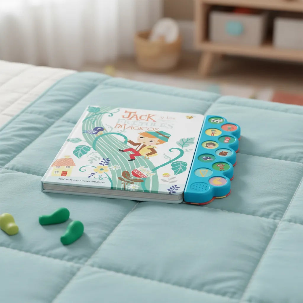 Libro De Sonidos Jack Y Los Frijoles Mágicos Para Niños