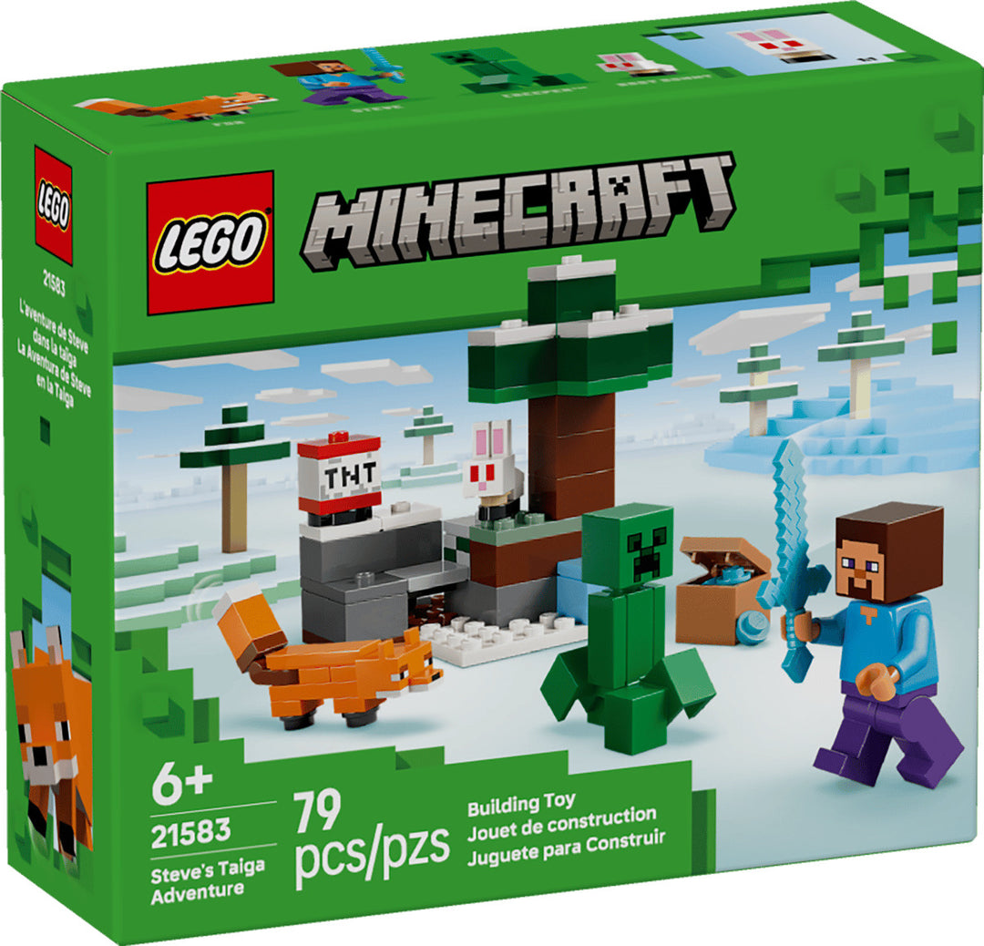 Juego Construcción Minecraft Aventura La Taiga Lego Original