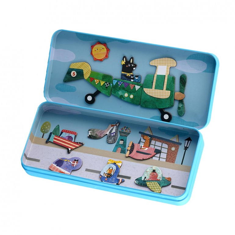 Juego Didáctico Magnética Aviones Para Niños