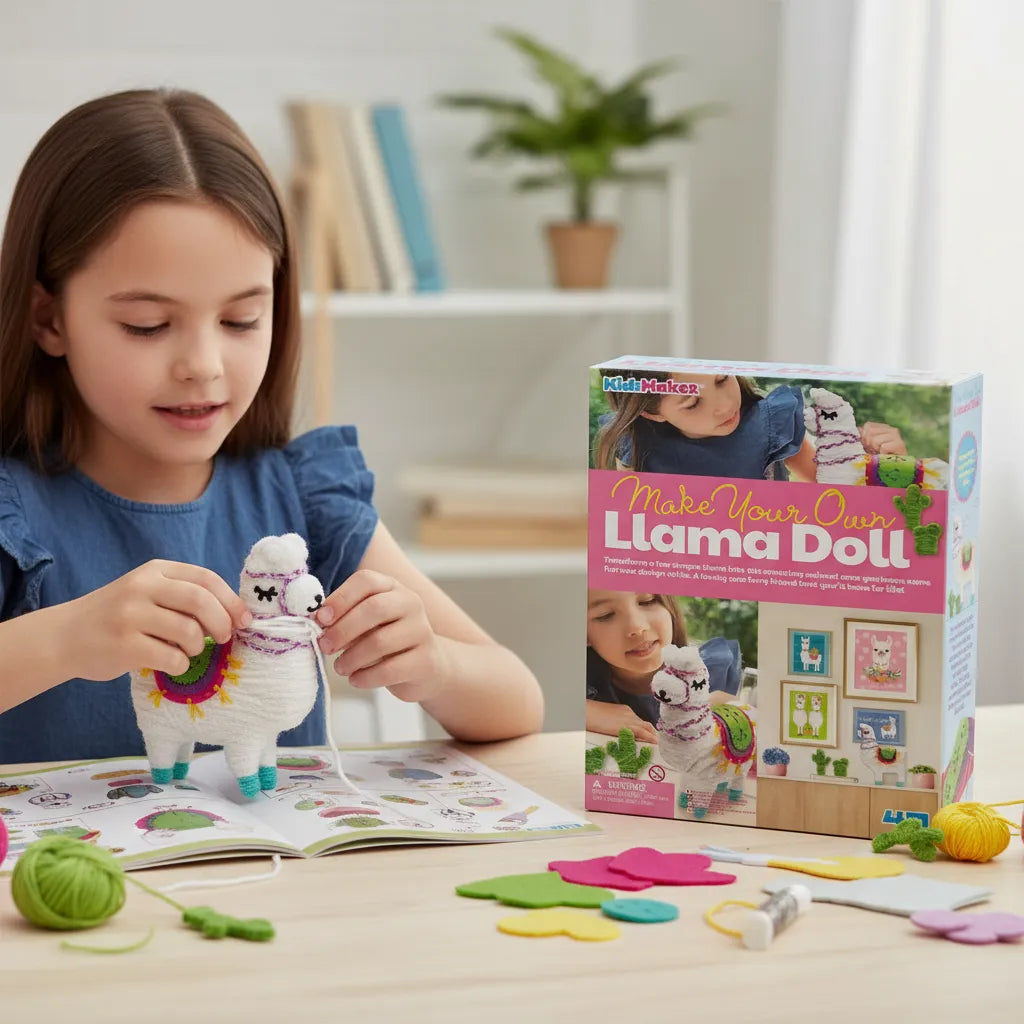 Kit De Arte Haz Tu Propio Muñeco Llama