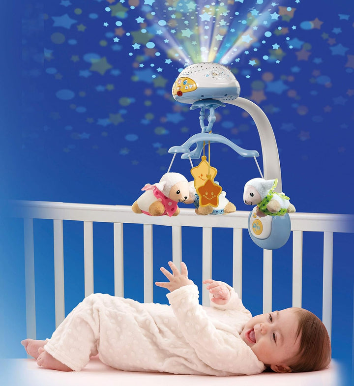 Móvil Para Bebé Ovejitas Con Luces Y Sonido