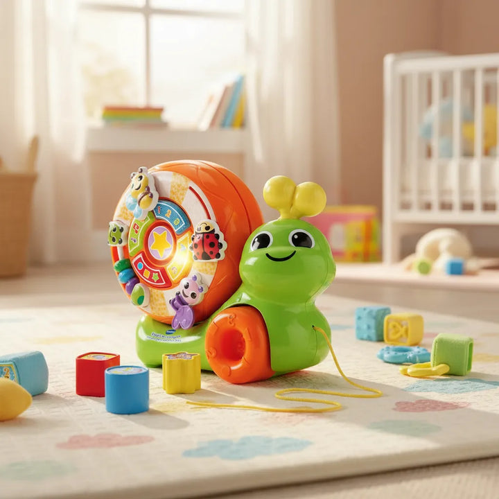 Juguete Caracol Con Figuras Y Colores Niños