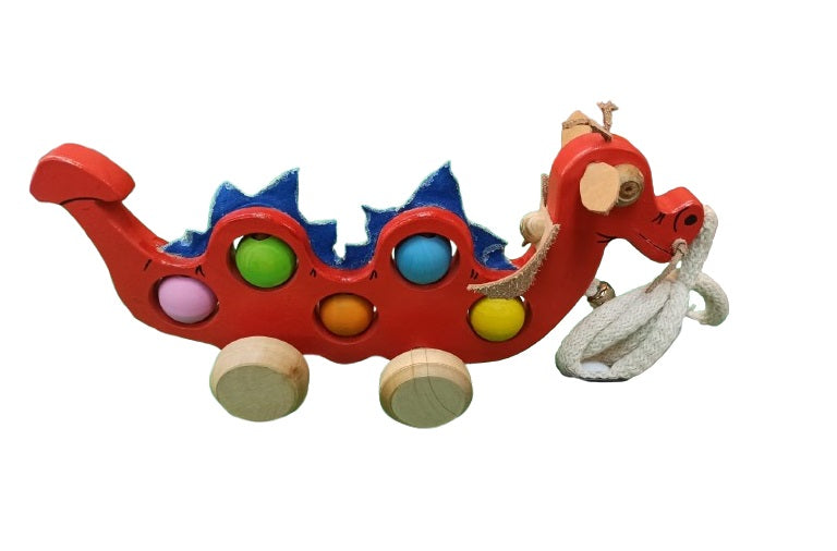 Juguete Didáctico Dragón De Madera Para Niños