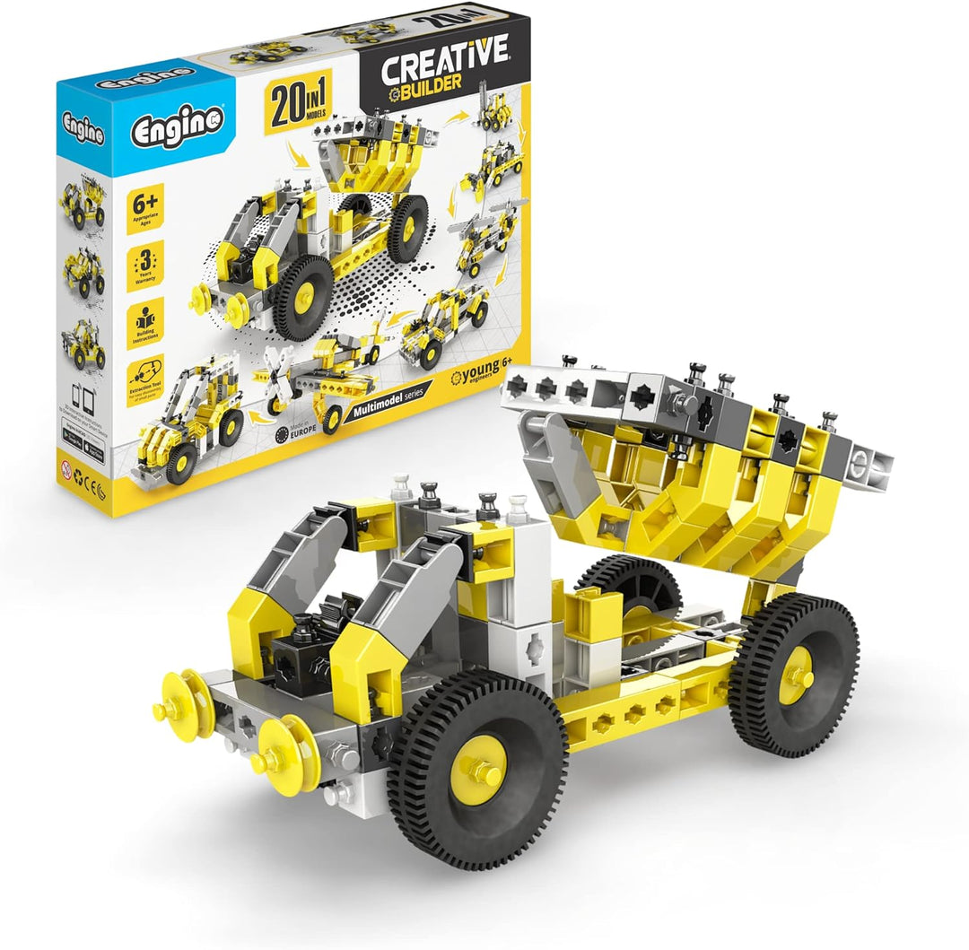 Set De Construcción Vehículos 20 En 1