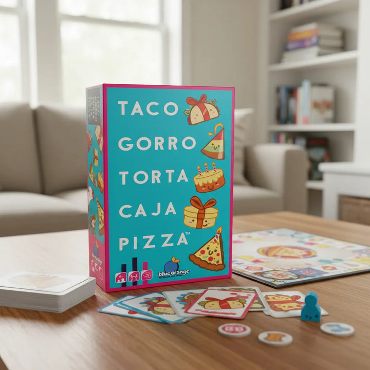 Juego De Mesa Taco Gorro Torta Caja Pizza